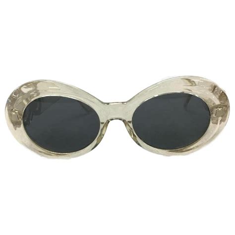 Versace Oval Vintage Sunglasses 